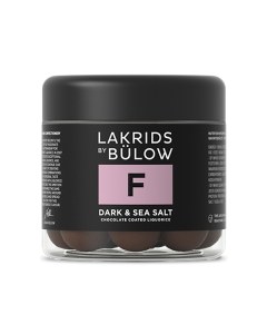 Lakrids Flavor F – Dark and Sea Salt Chocolate Coated Licorice 4.5 Ounces (125 Grams)