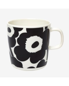 Marimekko Oiva Unikko Mug - Black