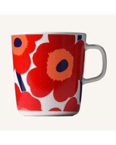 Marimekko Oiva Unikko Mug - Red