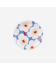 Marimekko Unikko Coaster - Light Blue