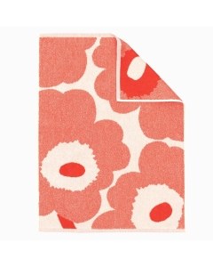 Marimekko Unikko Hand Towel - Orange Red