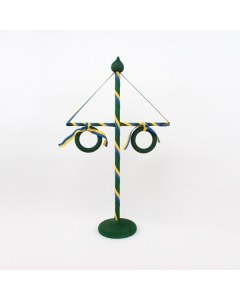 Wooden Mini Midsummer Pole 9"