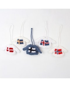 Mini Knit Sweater Ornament