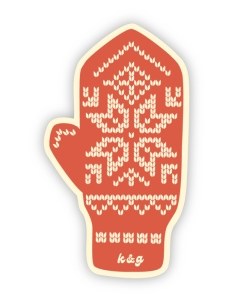 Norwegian Mitten Sticker
