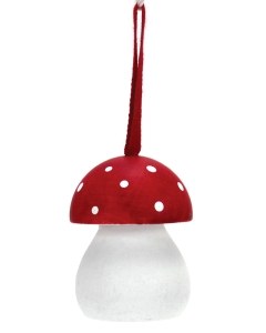 Cute Red Mushroom Ornament