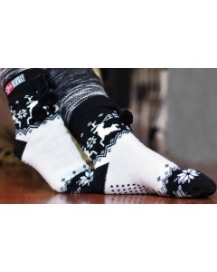 Nordic Knit Slipper Socks