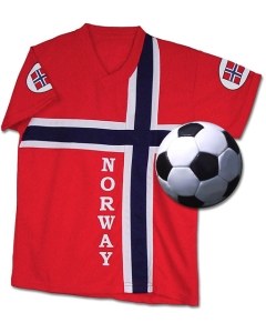 Adult's Norway Soccer Shirt