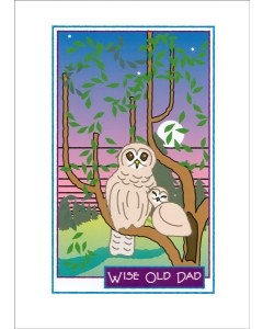 Father's Day Card - Wise Old Dad