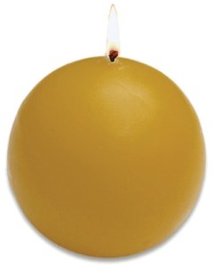 Ochre Danish Ball Candles