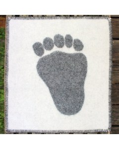 Polar Bear Paw Print Seating Pad