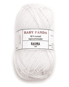Rauma Baby Panda Superwash 10 White