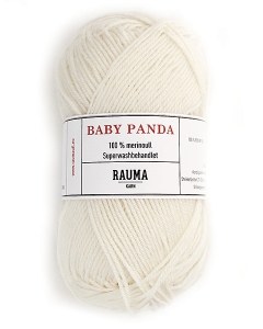 Rauma Baby Panda Superwash 11 Off White