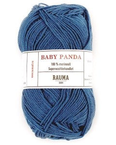 Rauma Baby Panda Superwash 38 Medium Blue
