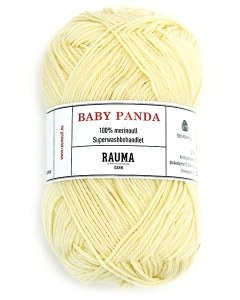 Rauma Baby Panda Superwash 52 Yellow