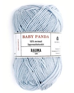 Rauma Baby Panda Superwash 73 Light Blue