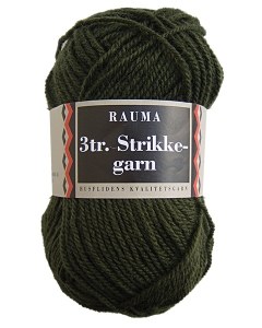 Rauma Strikkegarn 15/61 Dark Hunter Green 