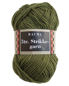 Rauma Strikkegarn 178 Olive Green 
