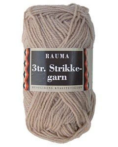 Rauma Strikkegarn 4/60 Beige 
