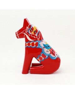 Red Sitting Dala Horse