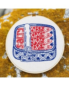 Sardines Embroidery Kit
