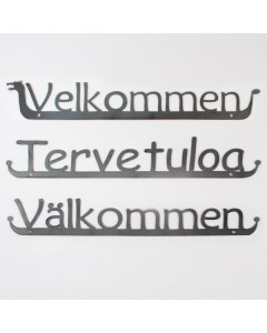 Scandinavian Welcome Signs