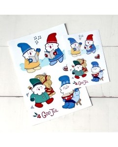 Singing Tomte Decal Sheets
