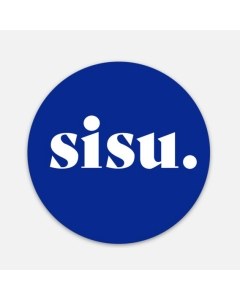 Sisu Circle Decal 3"