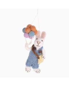 Small Bunny with Balloons
