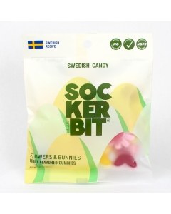 Sockerbit Flowers & Bunnies Gummies