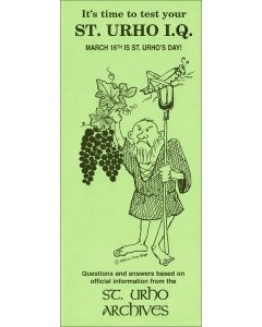 St.Urho IQ Quiz Card