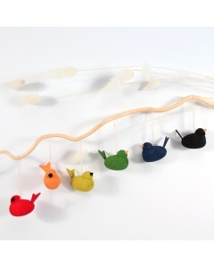 Wooden Bird Ornaments