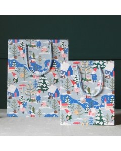 Holiday Gnomes Gift Bag