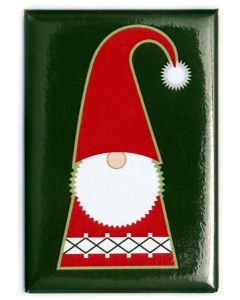 Cindy Lindgren Tomte Magnet
