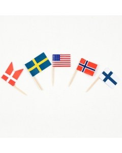 Toothpick Flags