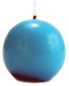Turquoise Danish Ball Candles