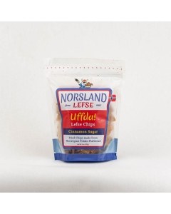 Uff Da Chips - Potato Lefse Chips - Seasoned Salt or Cinnamon Sugar Flavors - 6 Ounces (174 Grams)