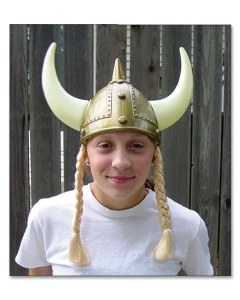 Viking Helmet with Braids
