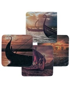 Viking Ship Coasters