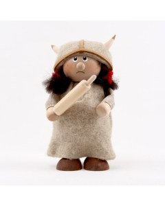 Viking Woman with Rolling Pin