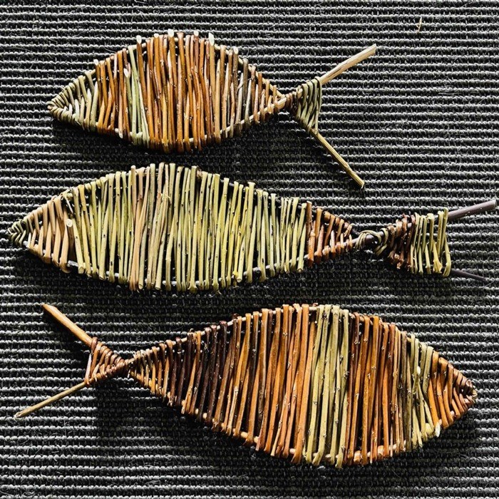 Willow Weaving-fish Class Willow Weaving-fish Class