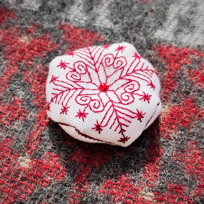 Blackwork Pincushion Class