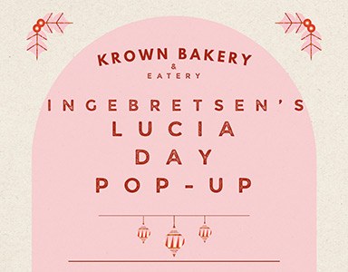Krown Bakery Lucia Day Pop Up